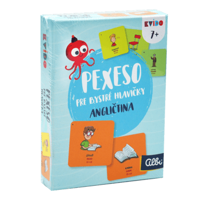 Kvído - Pexeso pre bystré hlavičky angličtina Predmety a činnosti