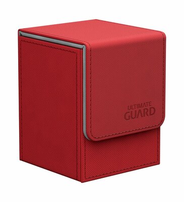 Krabička na karty Ultimate Guards Flip deck case 100+ Standard Size  RED