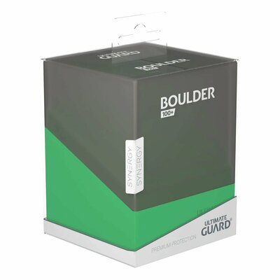 Krabička na karty Ultimate Guard Boulder 100+ Deck Case Synergy BLACK/GREEN