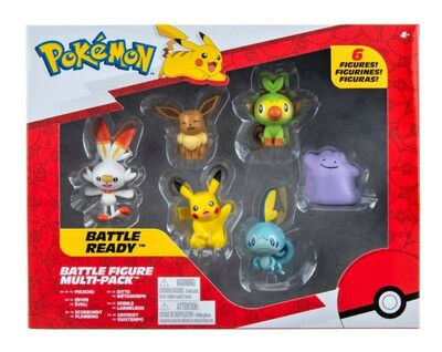 Figúrka Pokémon Battle Figure - 6 pack