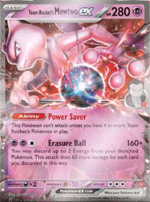 Pokémon Team Rocket's Mewtwo EX Box