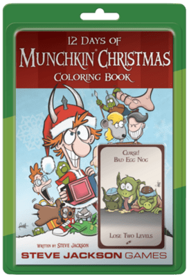12 Days of Munchkin Christmas Coloring Book 