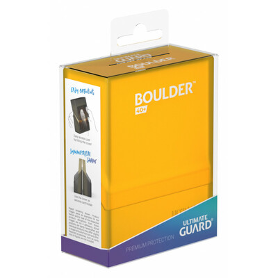 Krabička na karty Ultimate Guard Boulder 40+ Standard Size Amber