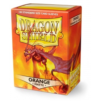 Obaly Dragon Shield Standard size - Matte Orange 100 ks