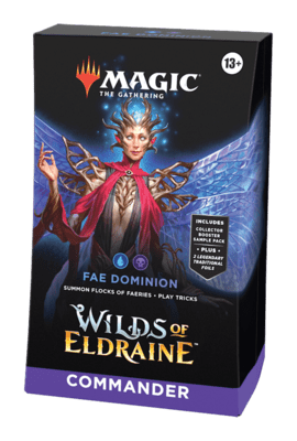 Wilds of Eldraine Commander Deck - Fae Dominion (Blue-Black) - Magic: The Gathering