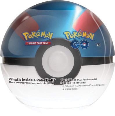 Pokémon GO Great Ball Tin (modro-červený)