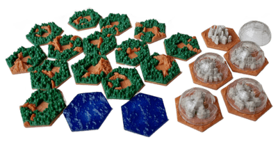 Mars: Teraformace CZ Big Box 3D dílky Amazonis