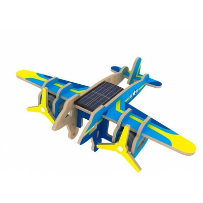 3D Puzzle - Bombardovacie lietadlo farebné solárne