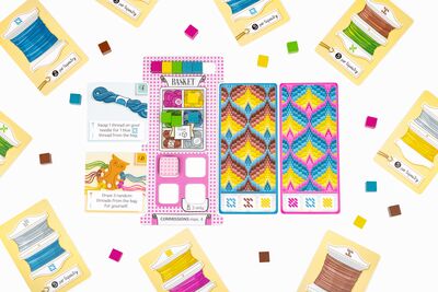 Threaded: A Game of Needles and Points