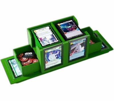 Krabička na karty Gamegenic Double Deck Pod Star Wars: Unlimited GREEN