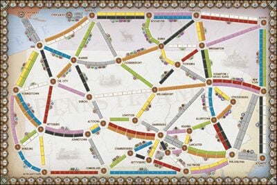 Ticket to Ride Map Collection: United Kingdom & Pennsylvania