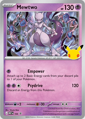 Pokémon: 30th Celebration Premium Figure Collection Mewtwo