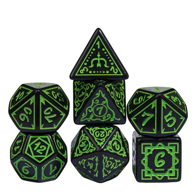 Kocky RPG set Cryptic Knots Verdant (7ks)