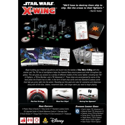 Star Wars X-Wing (Second Edition): Galactic Empire Squadron starter pack