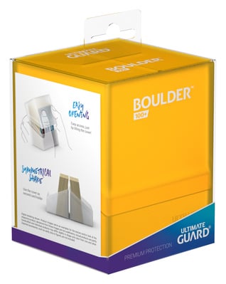 Krabička Ultimate Guard Boulder™ Deck Case 100+ Standard Size  Amber