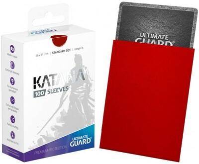 Obaly Ultimate Guard: KATANA Sleeves: Standard Size Red (100ks)
