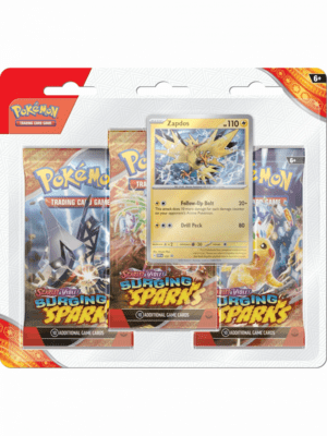 Pokémon: Zapdos 3-Pack Blister Surging Sparks