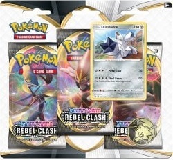 Pokémon: Duraludon 3-pack Blister Sword and Shield Rebel Clash
