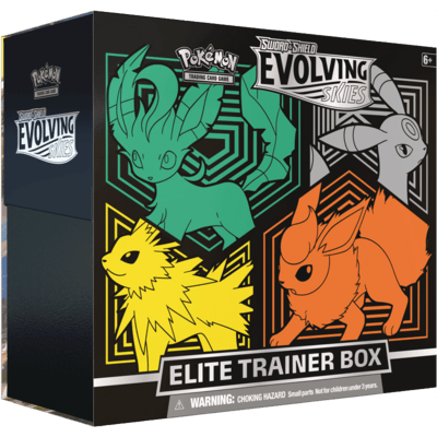 Pokémon: Evolving Skies Sword and Shield 7 Elite Trainer Box Flareon