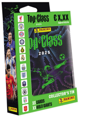 Panini Top Class 2025 pocket plechová krabička