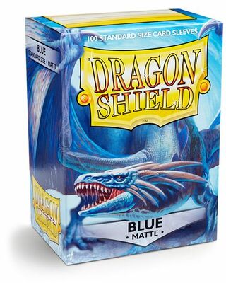Obaly Dragon Shield Standard size - Matte Blue 100 ks