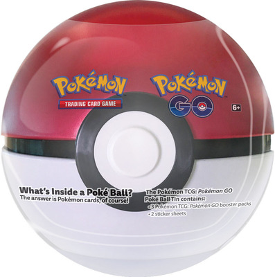 Pokémon GO Poké Ball Tin (červeno-biely)