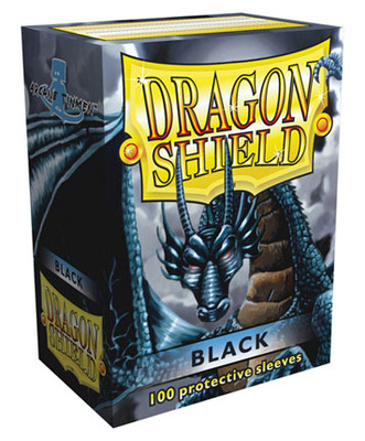Obaly Dragon Shield standard size - Black 100 ks