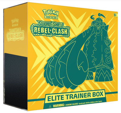 Pokémon: Rebel Clash Elite Trainer Box Sword and Shield