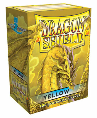 Obaly Dragon Shield standard size - Yellow 100 ks