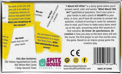 I Would Kill Hitler - A Party Game of Hilarious Hypotheticals