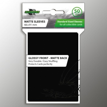 Obaly na karty Standard Matte BLACK (50ks) 