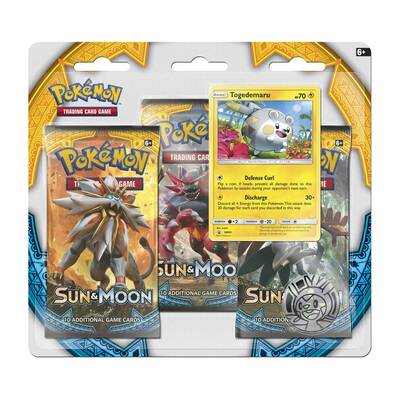 Pokémon: Sun & Moon 3-pack Blister Togedemaru