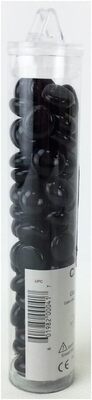 Chessex Gaming Glass Stones in Tube - Black