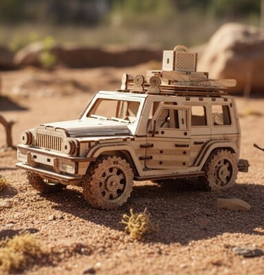 3D puzzle Terénne auto