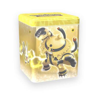 Pokémon Stacking Tin (žltá, lightning type)