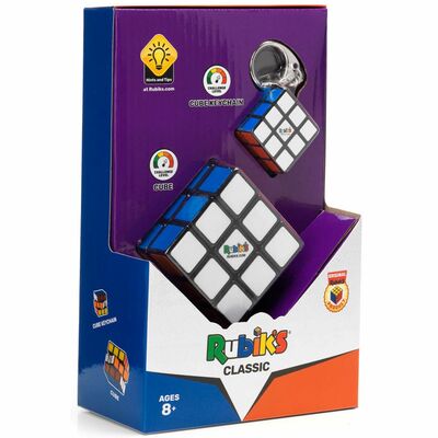 Originál Rubikova kocka - Set kocky 3x3 a prívesku