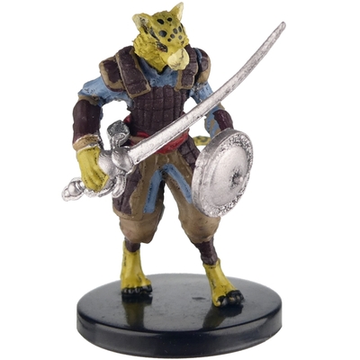 Dungeons & Dragons - Icons of the Realms Miniatures: #34 Tabaxi Fighter (Fangs and Talons) 