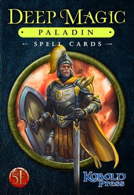 D&D RPG 5E - Deep Magic spell cards: PALADIN