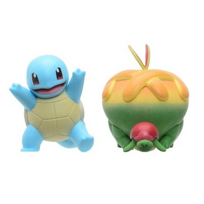 Figúrka Pokémon Battle Mini Figures 2-Pack Squirtle & Appletun