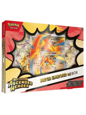 Pokémon: Ascended Heroes Mega Emboar EX box