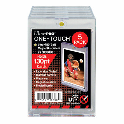 Ultra PRO One-touch magnetic holder 130PT UV 5-pack
