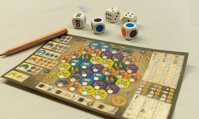 The Castles of Burgundy: The Dice game