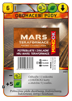 Mars: Teraformace CZ - 5 promo kariet 2024 (rozšírenie)