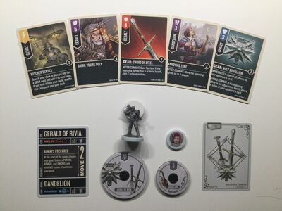 Unmatched Witcher - Steel & Silver