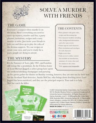 Murder Mystery Party The Champagne Murders