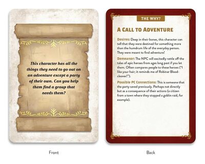 Dungeonmeister NPC Generator Deck