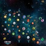 Star Trek Catan: Federation Space Map