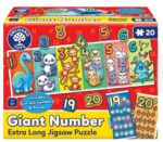 Giant Number puzzle - čísla