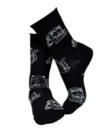 Ponožky Mačka: čierne (41-45)