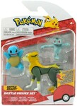Figúrka Pokémon 3-pack SQUIRTLE, BOLTUND, MACHOP